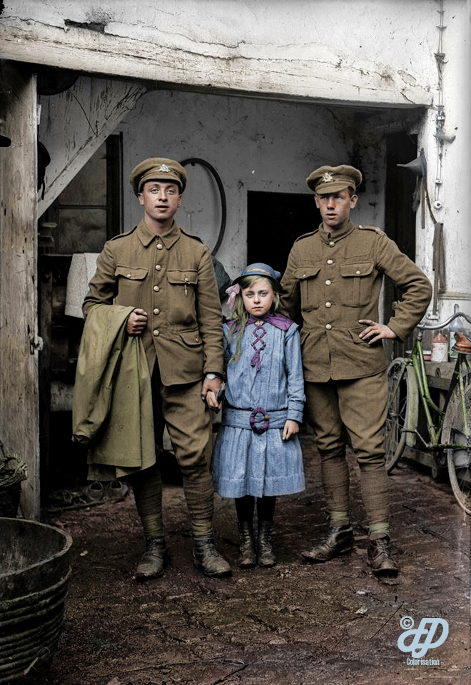 Stunning Colorized Photos Of British Soldiers Who Fought In The Battle Of The Somme Colorization