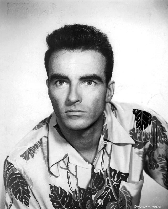 Montgomery Clift in a publicity portrait for the film ‘From Here to Eternity,’ 1953.