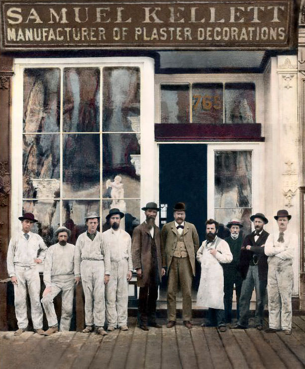 Samuel Kellett Storefront at 765 Market Street, 1860s
