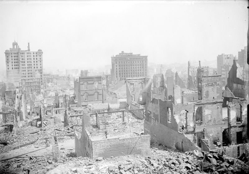 #97 View from Nob Hill looking east, 1906