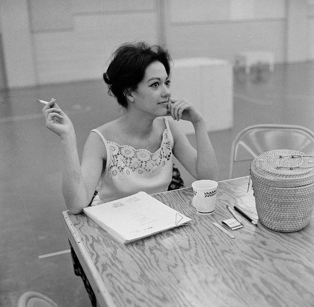 #37 Rita Moreno at rehearsal for ‘Alas Babylon’ on Playhouse 90, New York, March 1960.