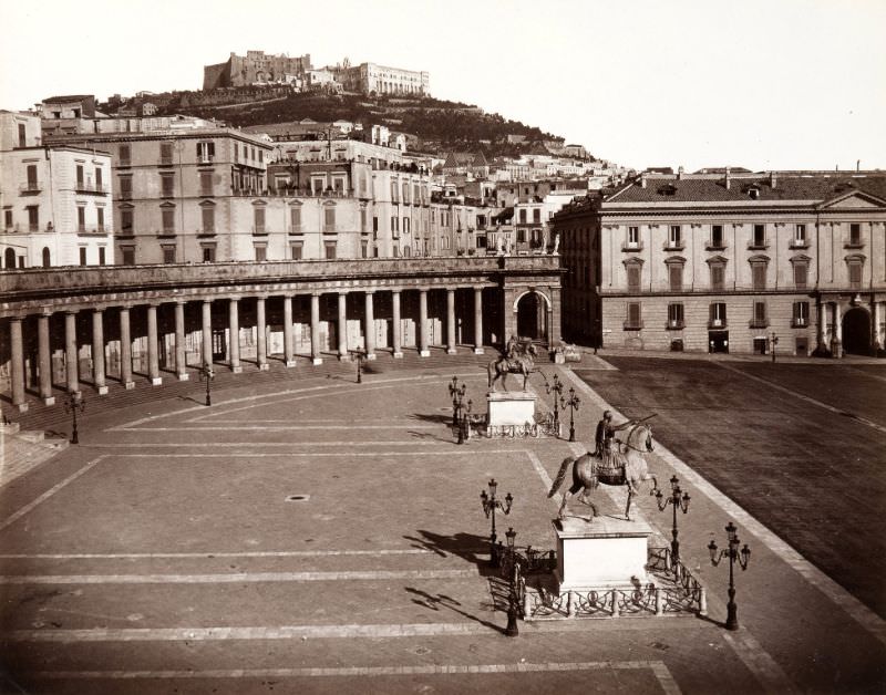 Largo Plazza, Naples, 1888