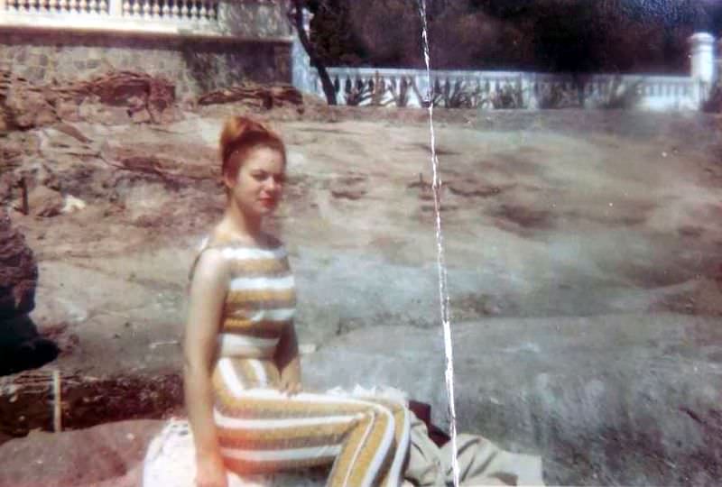 #16 Frances Shea taken by Reggie Kray while on holiday in November 1964 in southern Spain