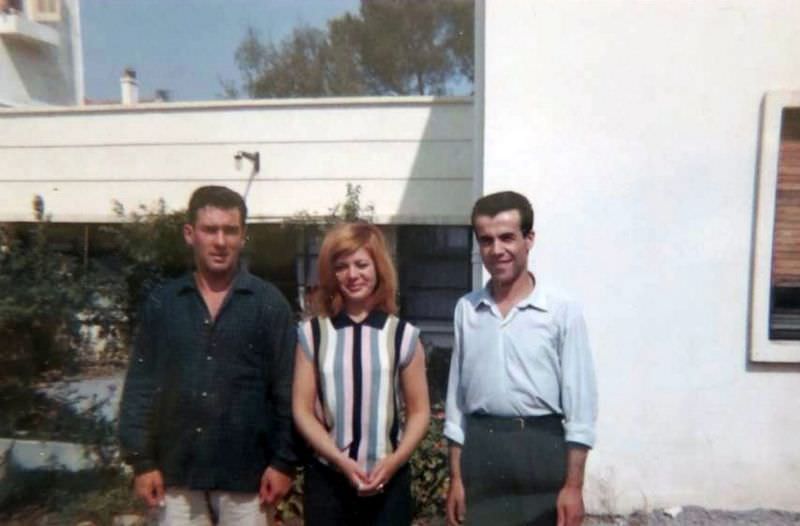 #26 Reggie (left) and his young wife Frances on holiday together in November 1964 in southern Spain