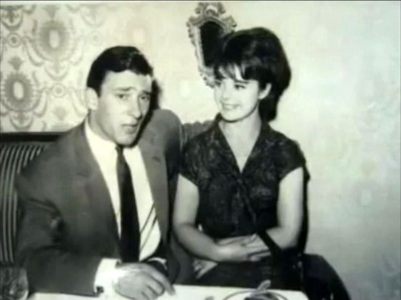 #44 Frances Shea and Gangster Reggie Kray at a London nightclub, 1962