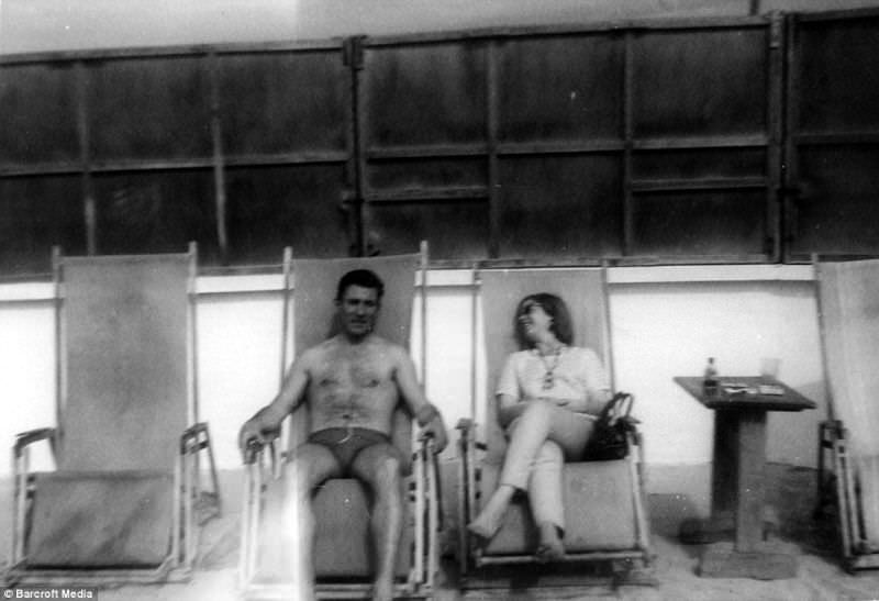 #24 Reg and Francis sunbathing in 1962, in Southern Spain