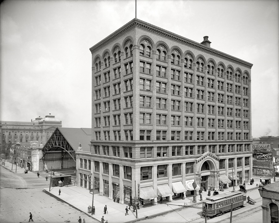 #1 Union Traction Co. — Union Terminal Building, Indianapolis, 1907