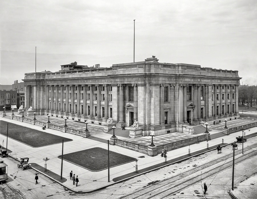 #3 Federal Building (Courthouse & Post Office), Ohio Street, Indianapolis, 1905