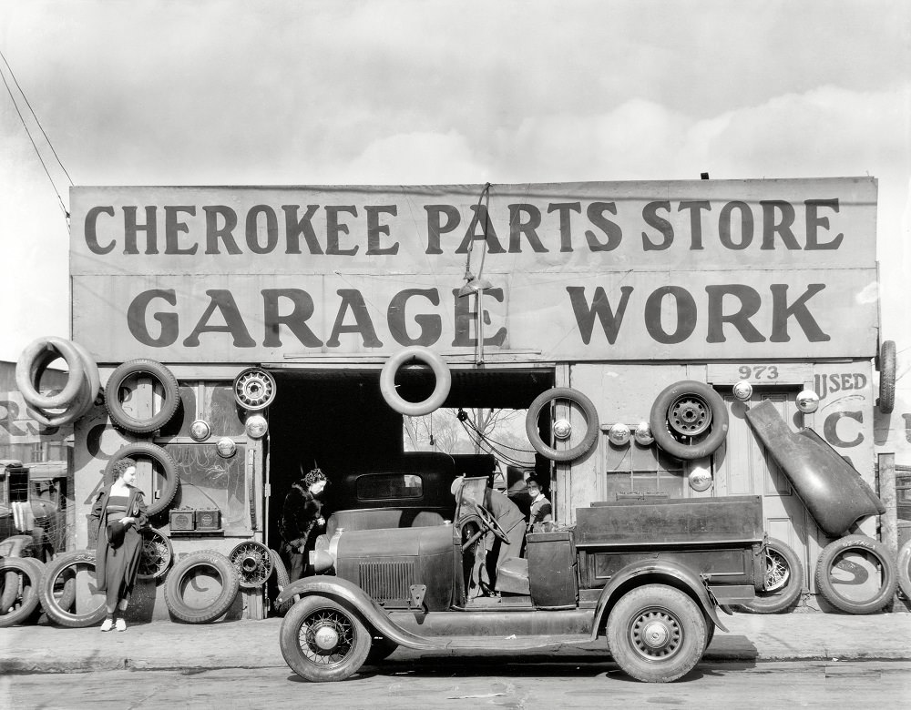 #16 Auto parts shop in Atlanta, 1936