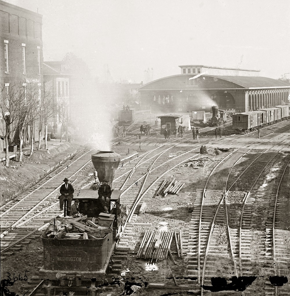 #8 Railroad yards, Atlanta, Georgia, 1864