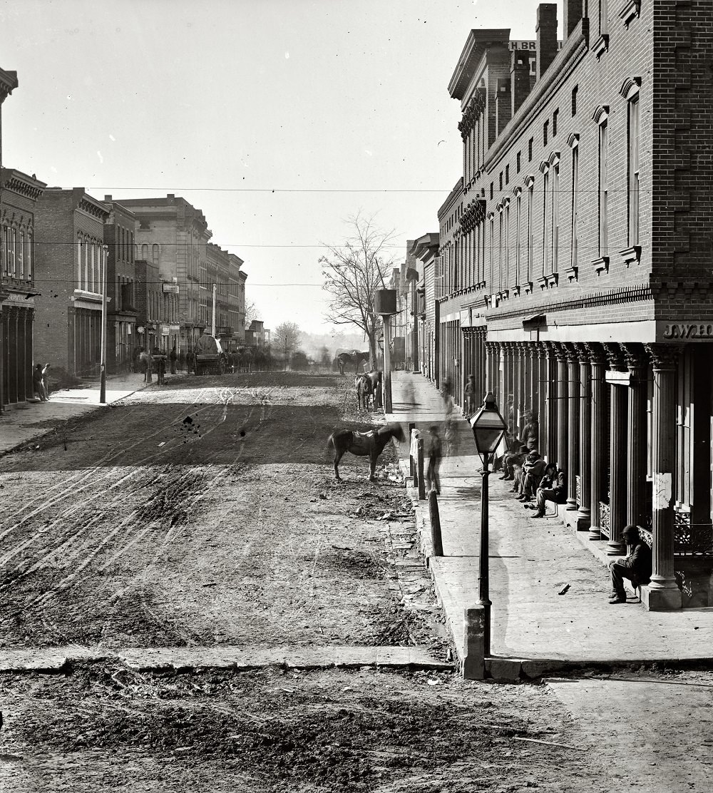 #25 A Street view, Atlanta, Georgia, 1864