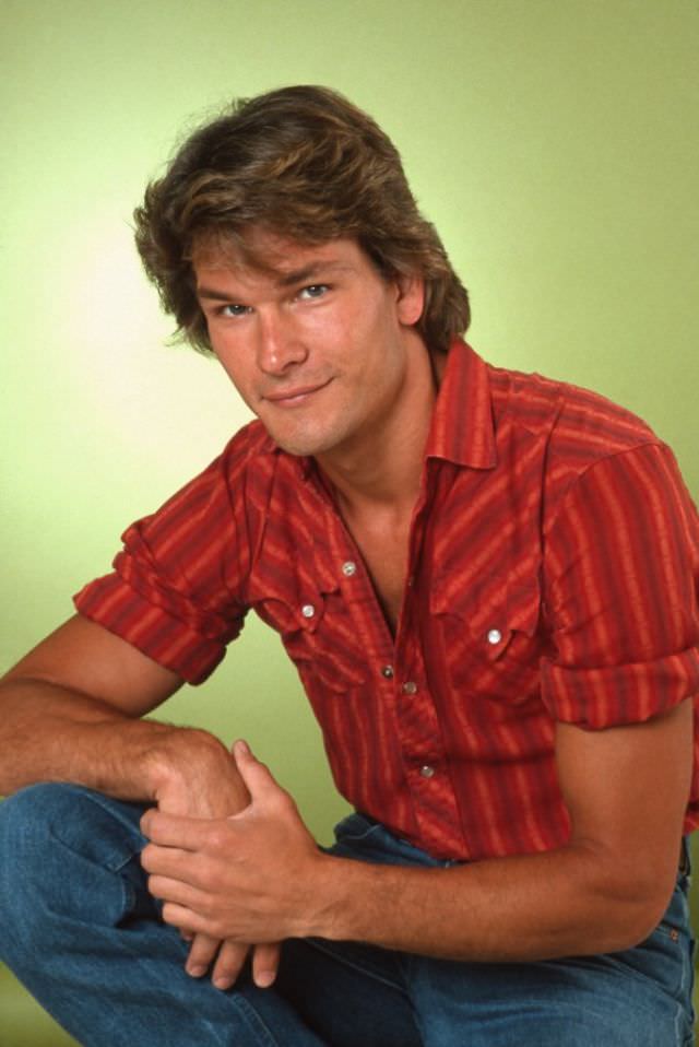 Fabulous Photos Of Young Patrick Swayze in Mullet Hairstyle From 1980s and1990s Fashion &; Culture