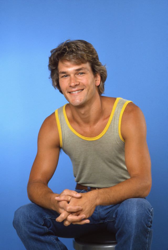 Fabulous Photos Of Young Patrick Swayze in Mullet Hairstyle From 1980s and1990s Fashion &; Culture