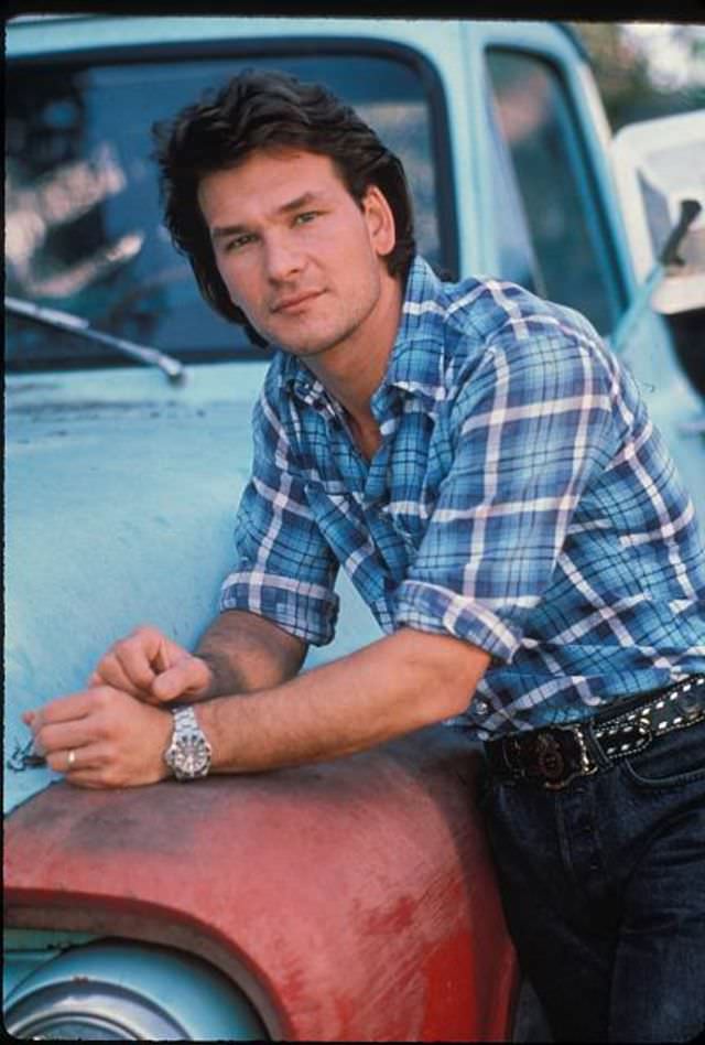 Fabulous Photos Of Young Patrick Swayze in Mullet Hairstyle From 1980s and1990s Fashion &; Culture