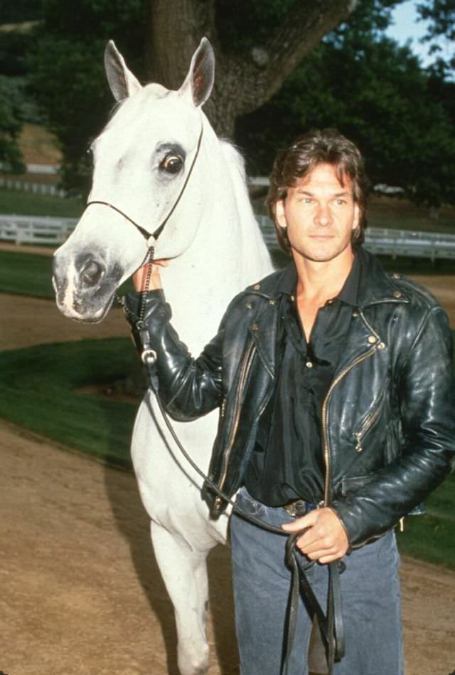 Fabulous Photos Of Young Patrick Swayze in Mullet Hairstyle From 1980s and1990s Fashion &; Culture