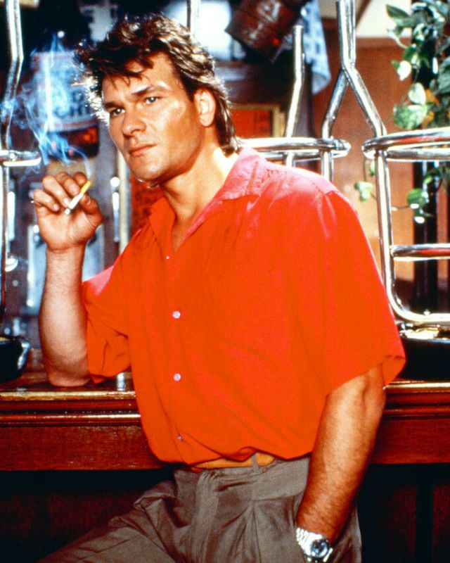 Fabulous Photos Of Young Patrick Swayze in Mullet Hairstyle From 1980s and1990s Fashion &; Culture