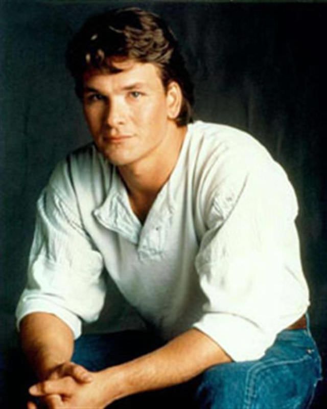 Fabulous Photos Of Young Patrick Swayze in Mullet Hairstyle From 1980s and1990s Fashion &; Culture