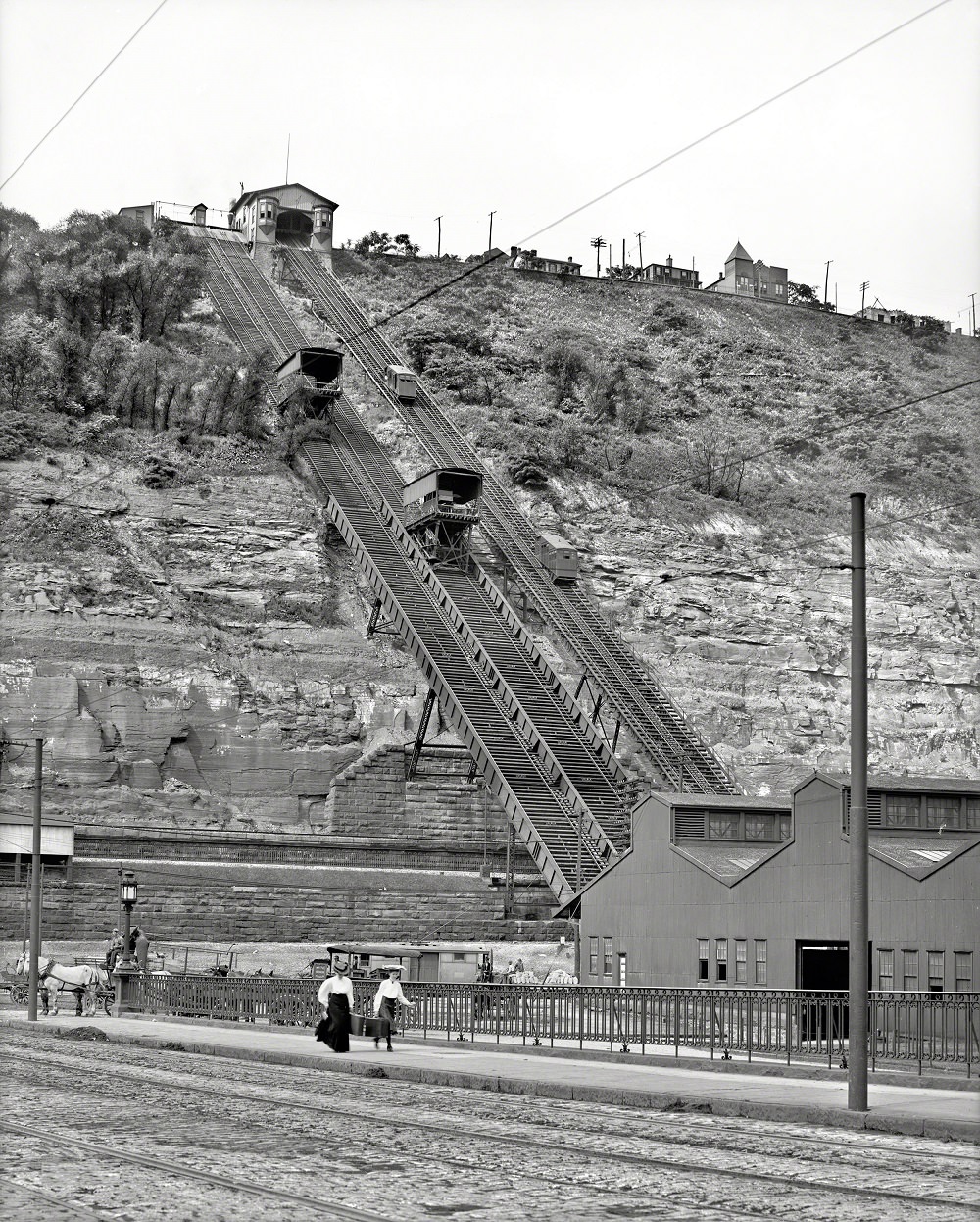 Monongahela Incline up Mount Washington, Pittsburgh, 1905