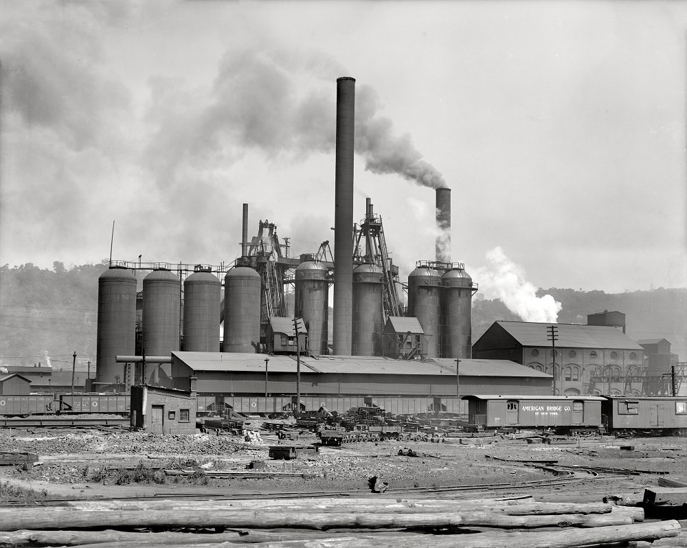 Carnegie Steel Company, ‘Lucy’ furnace, Pittsburgh, 1908