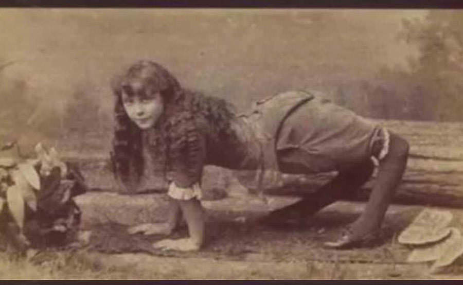 Born with a very rare orthopedic condition that caused her knees to bend backward, Ella Harper a.k.a. “Camel Girl,” received a $200 per week salary as the star of a touring freak show act.