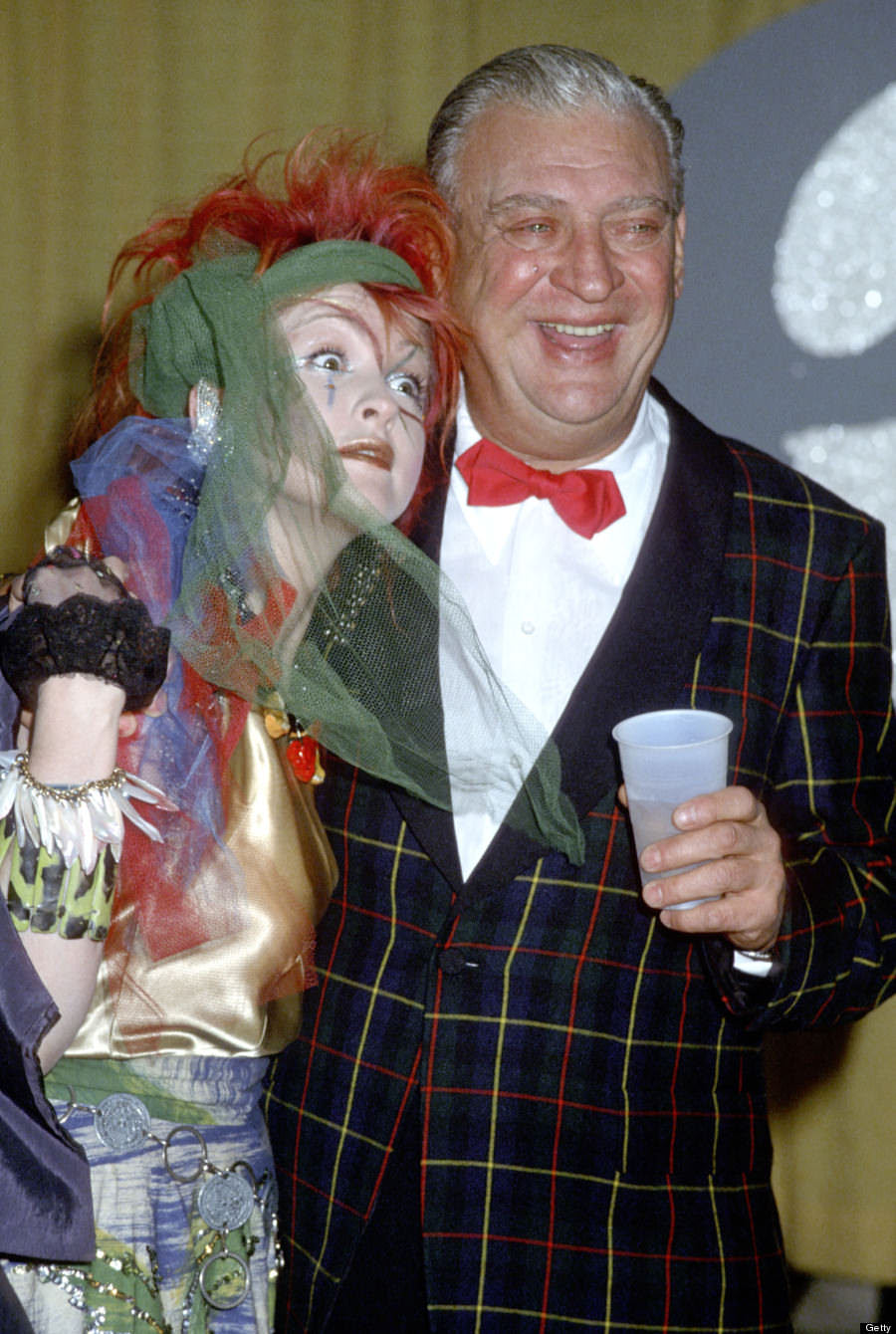Cyndi Lauper with Rodney Dangerfield, 1984
