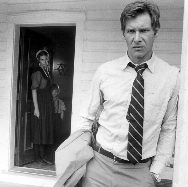 #13 Young Harrison Ford Standing with Hand in Pocket