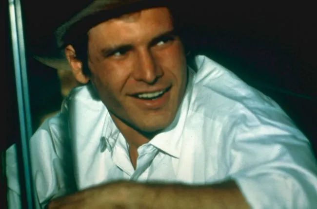#24 Young Harrison Ford in Car