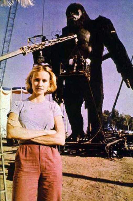 #50 Jessica Lange and King Kong, 1975