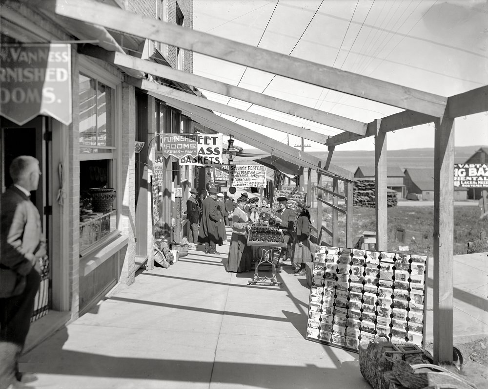 #8 The midway, Petoskey, Michigan, circa 1906