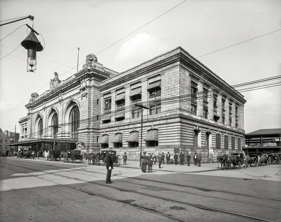 #9 New York Central Railroad station, Albany, N.Y, 1905