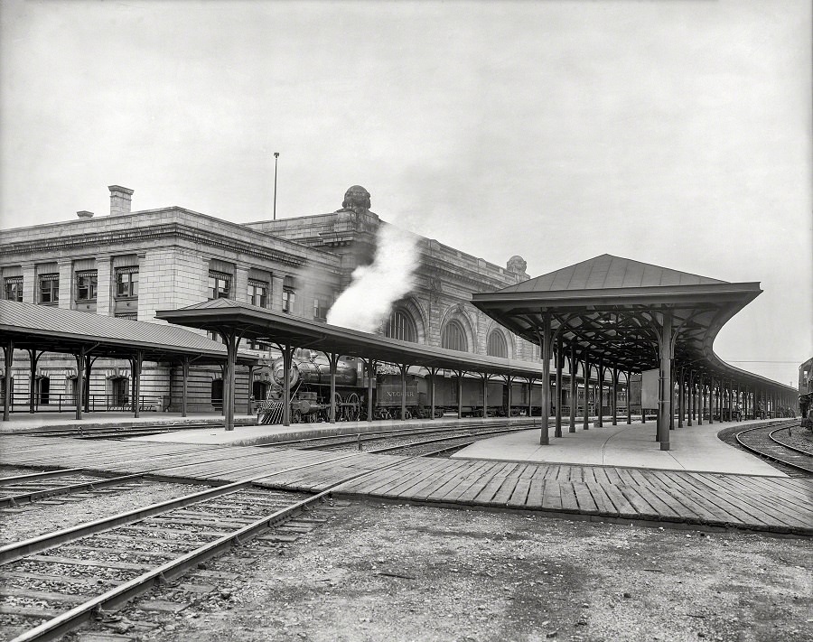 #2 New York Central & Hudson River R.R. station, Albany, N.Y, 1904