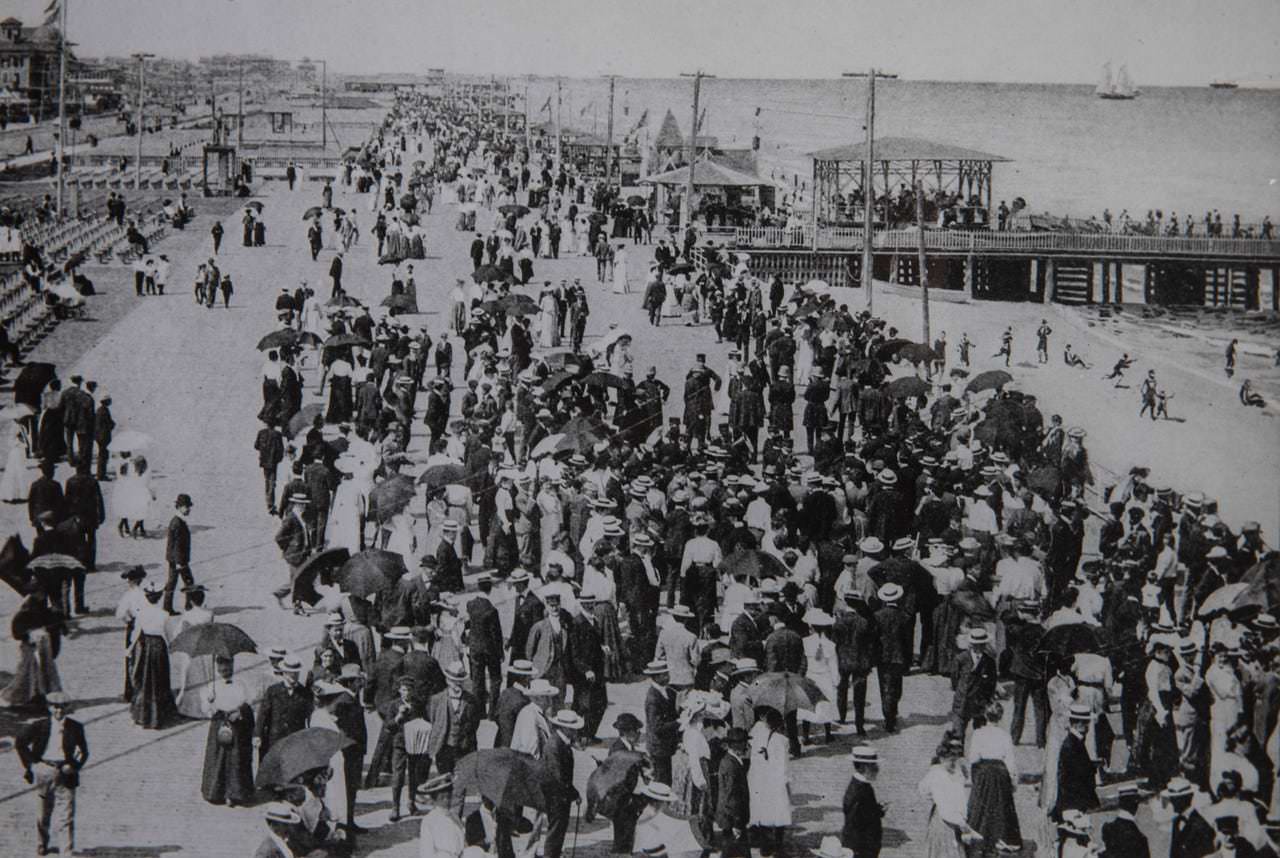 Asbury Park’s promenade, late 1800’s
