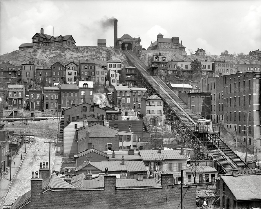 #1 Mount Adams Incline, Cincinnati, circa 1908