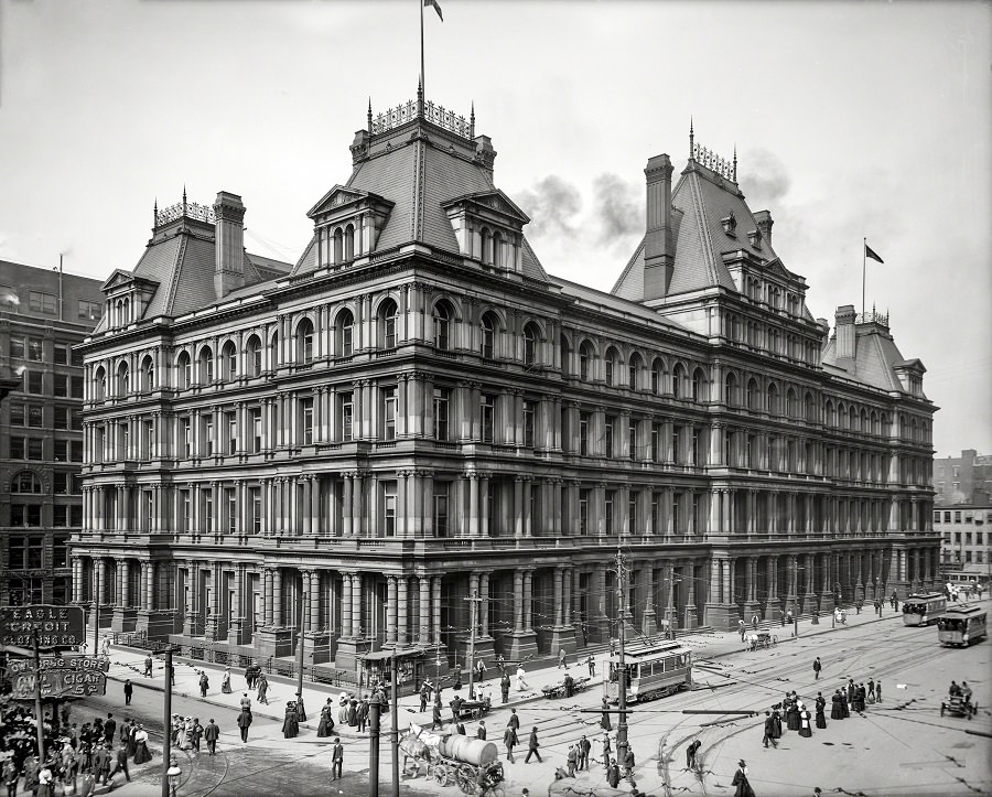 #20 Federal Building (Custom House and Post Office), Cincinnati, 1907
