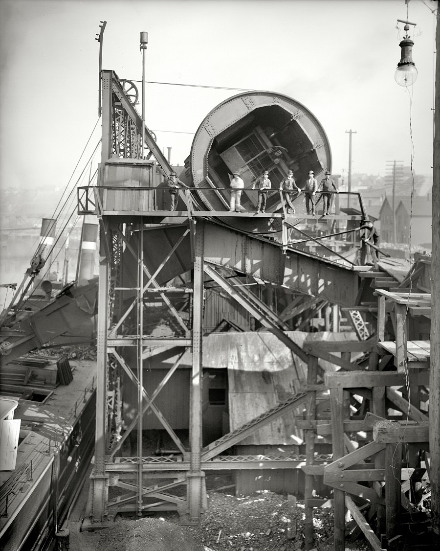 #37 Rotary coal car unloader, Cleveland circa 1910