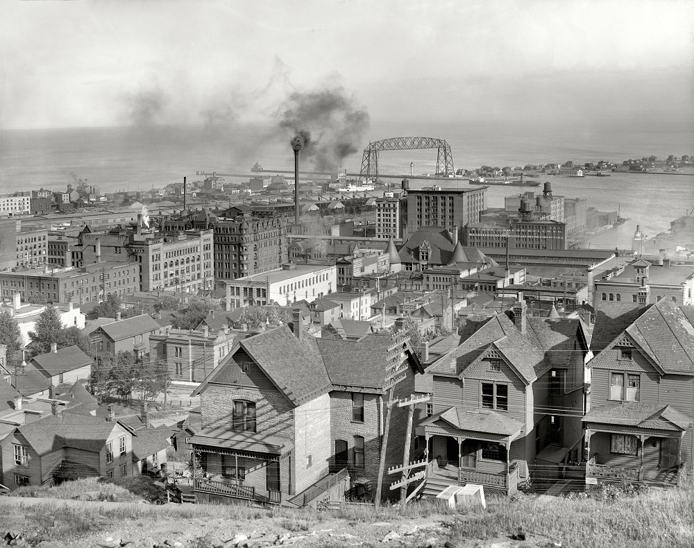 #6 Duluth from the Incline Railway, 1910