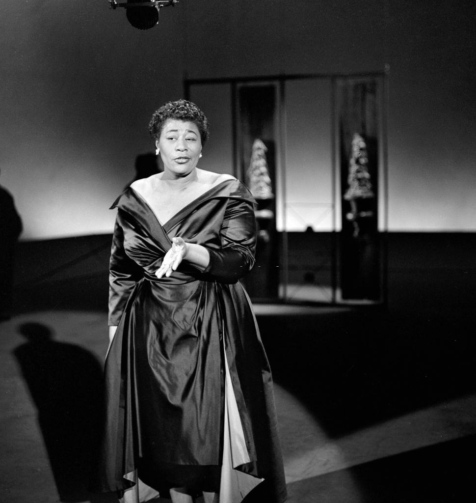 Ella Fitzgerald performs on “The Ed Sullivan Show” on March 24, 1957