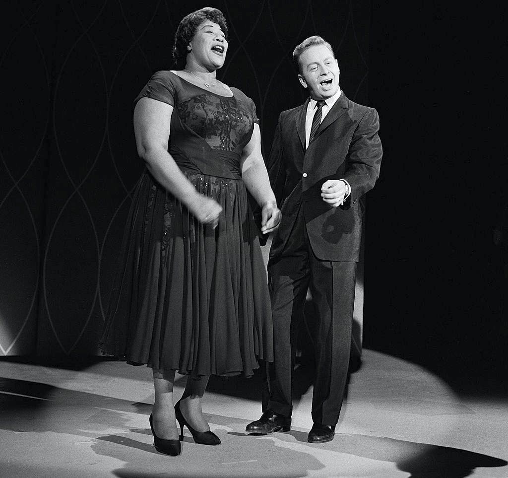Ella Fitgerald performing a duet on an episode of ‘The Garry Moore Show,’ New York, New York, March 25, 1960