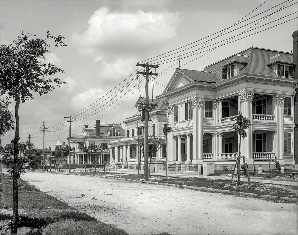 #9 Residences on Church Street. Jacksonville, 1904