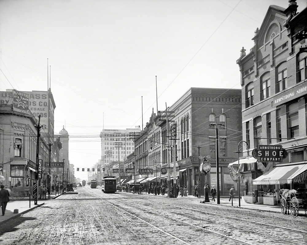 #3 Main Street, Home to a number of intriguing juxtapositions, Little Rock, Arkansas, circa 1910