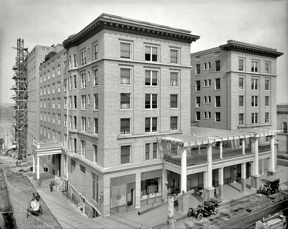 #8 Hotel Marion, Little Rock, Arkansas, circa 1908. It was Demolished in 1980,