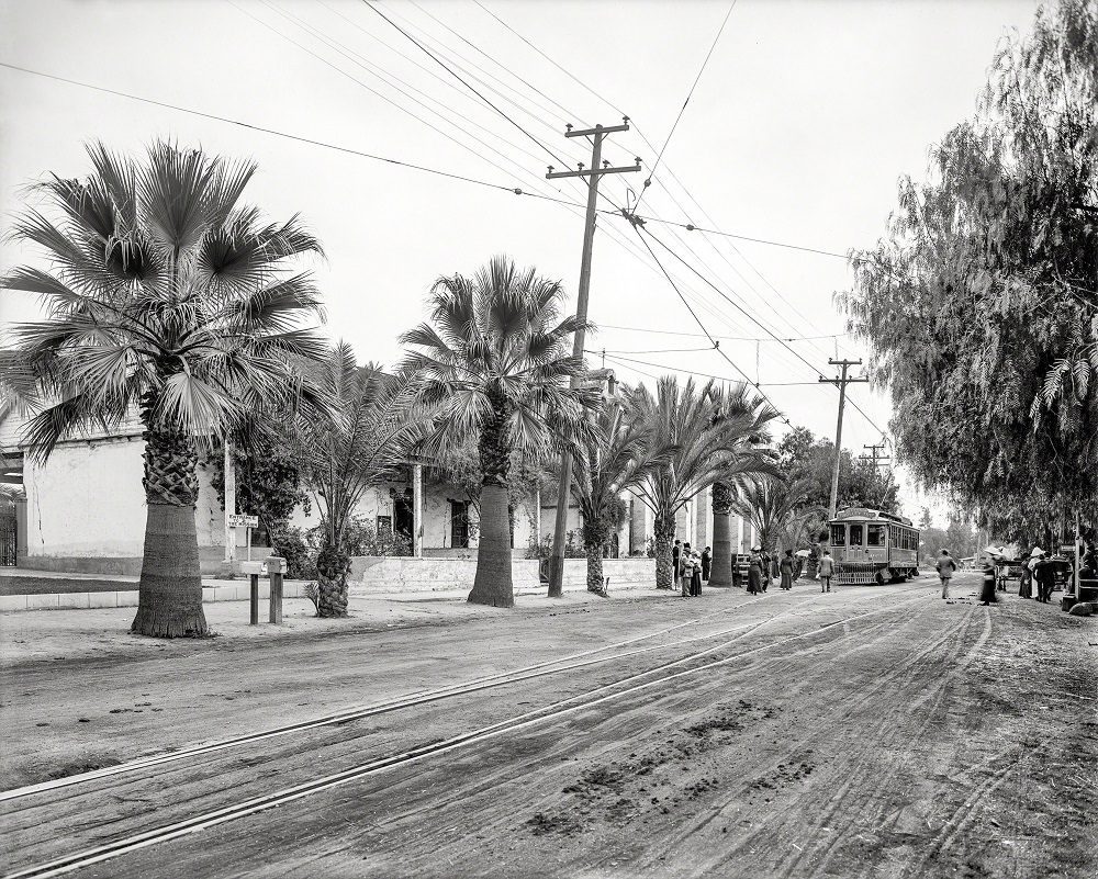 #1 Old Mission Trolley Trip, Pacific Electric Railway, Los Angeles, 1912