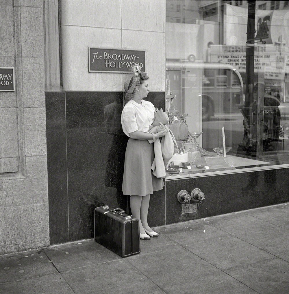 #15 Girl on the street, Hollywood, California, 1942