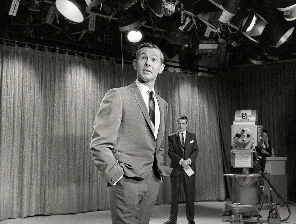 #2 Entertainer Johnny Carson on the ‘Tonight’ Show delivering a monologue, Los Angeles, July 1965