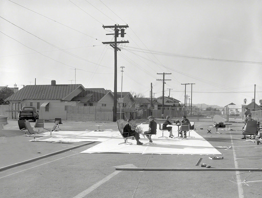 #22 Aluminum Group furniture, Somewhere around Los Angeles circa 1958