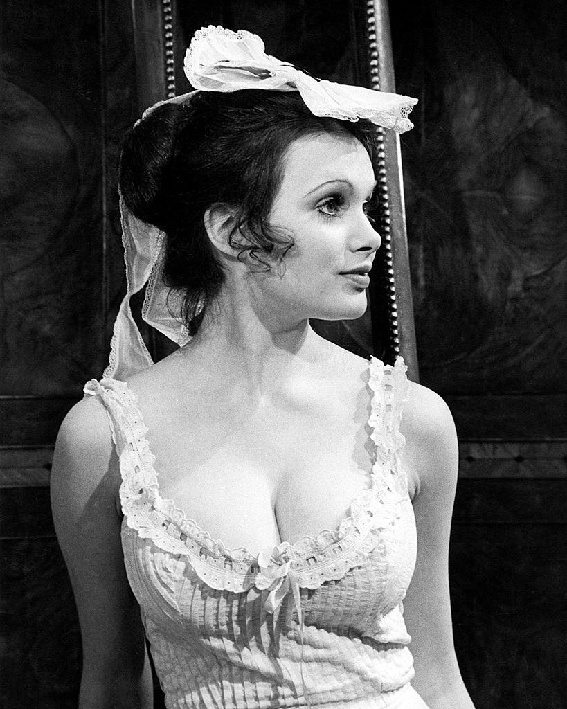 Madeline Smith in a promotional portrait for ‘Up The Front’, 1972