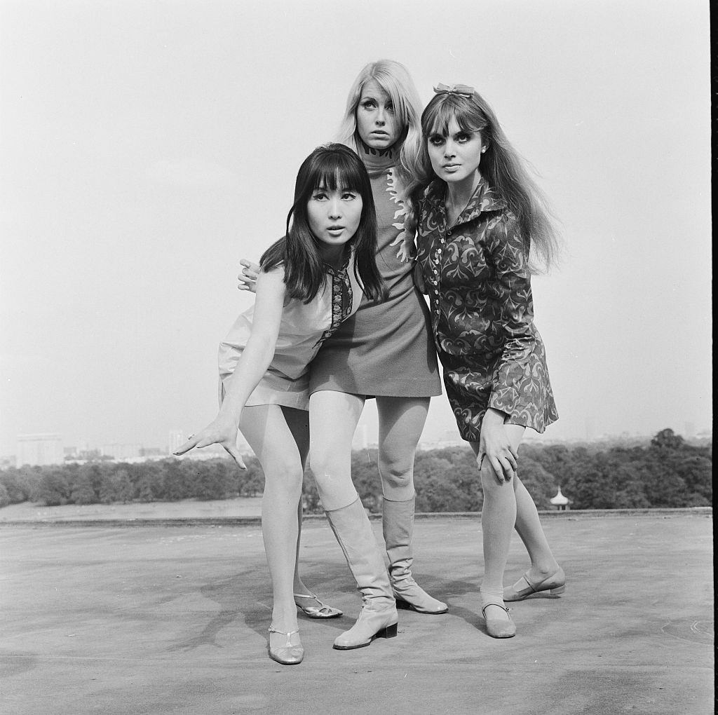 Madeline Smit with Lucille Soong and Gretchen regan in the comedy film “The Mini Mob”