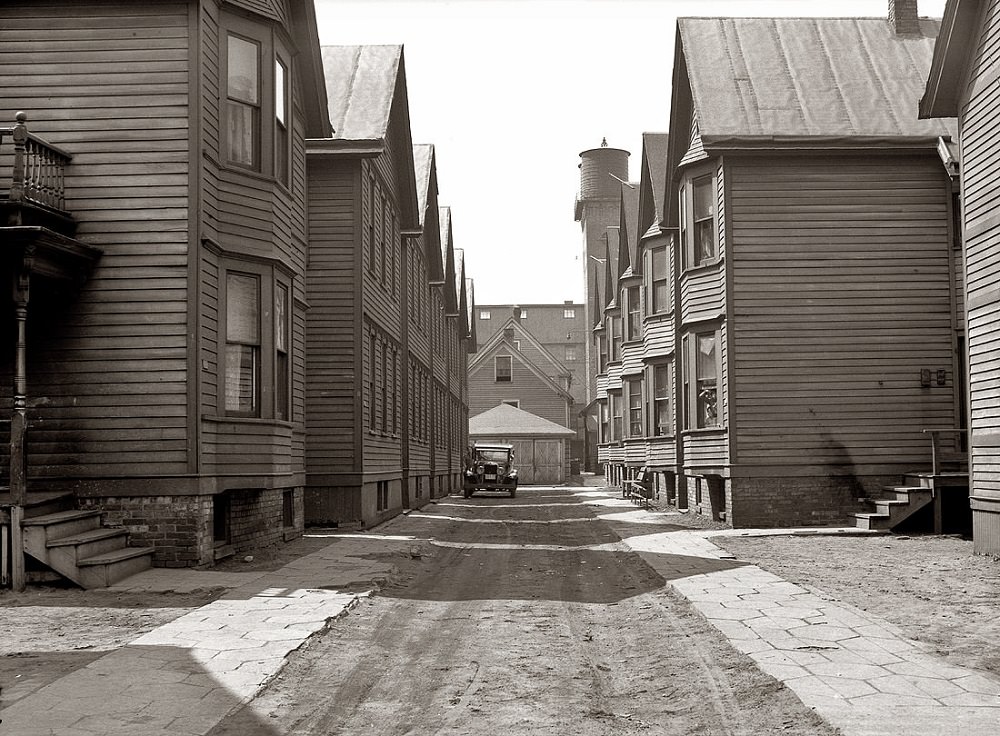 #22 View from living quarters at 730 West Winnebago Street, Milwaukee, Wisconsin, April 1936