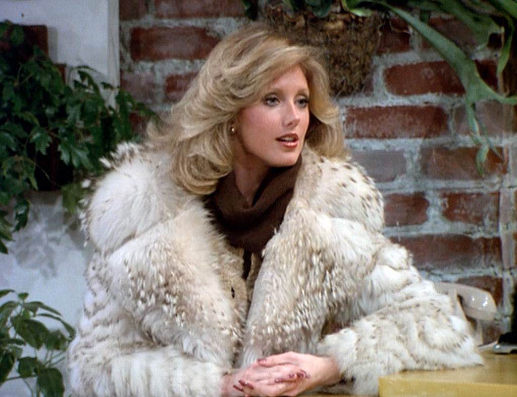 Morgan Fairchild as Susan in ” Mork goes Erk”, 1979