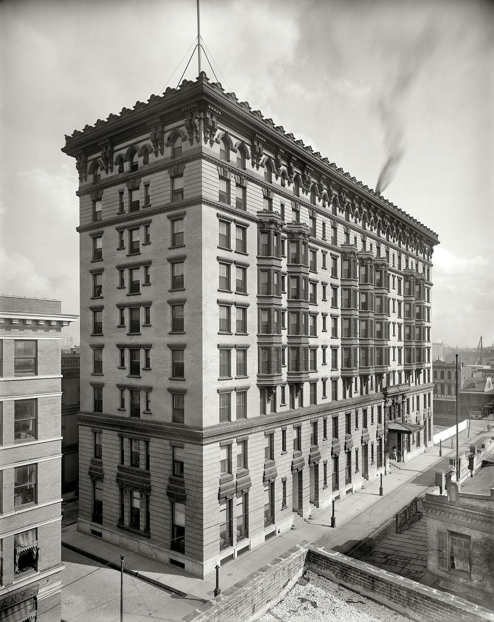 #8 New Hotel Denechaud, Poydras Street, Now it’s Le Pavillon. New Orleans1908
